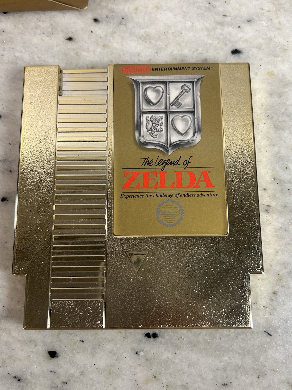 The Legend of Zelda Gold NES CIB Complete in Box w/ Manual & Sleeve 5screw