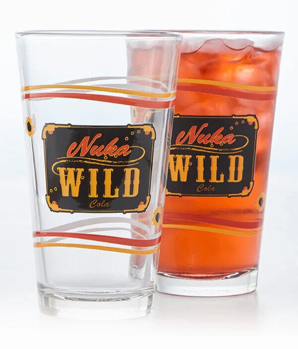 Fallout Nuka Cola Pub Glass Set of 4 (Series 2) – Wild – Dark – Grape – Victory