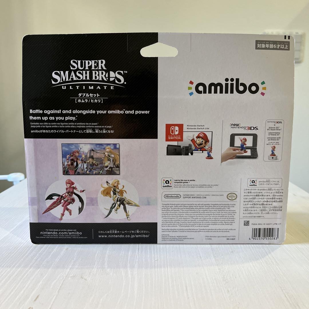 amiibo Super Smash Bros. Pyra Mythra Double Set Homura Hikari Nintendo