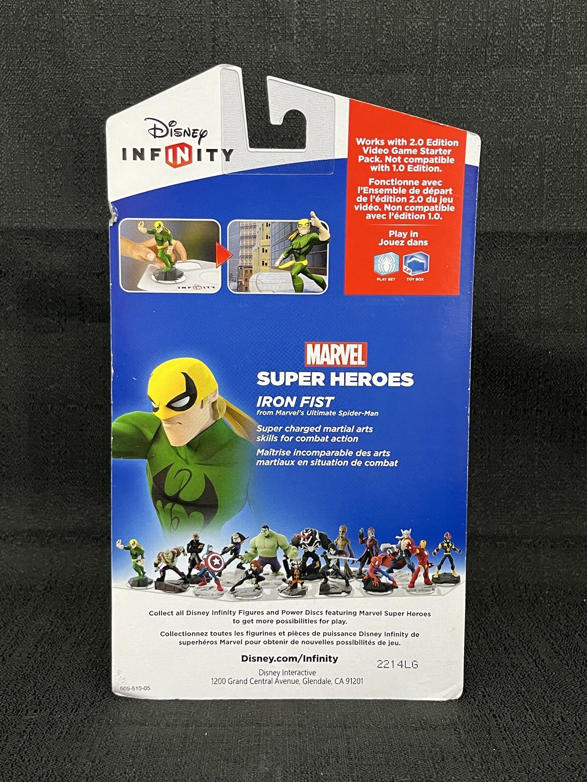 IRON FIST Disney Infinity 2.0 Edition Marvel Super Heroes Figure ~ New & Sealed