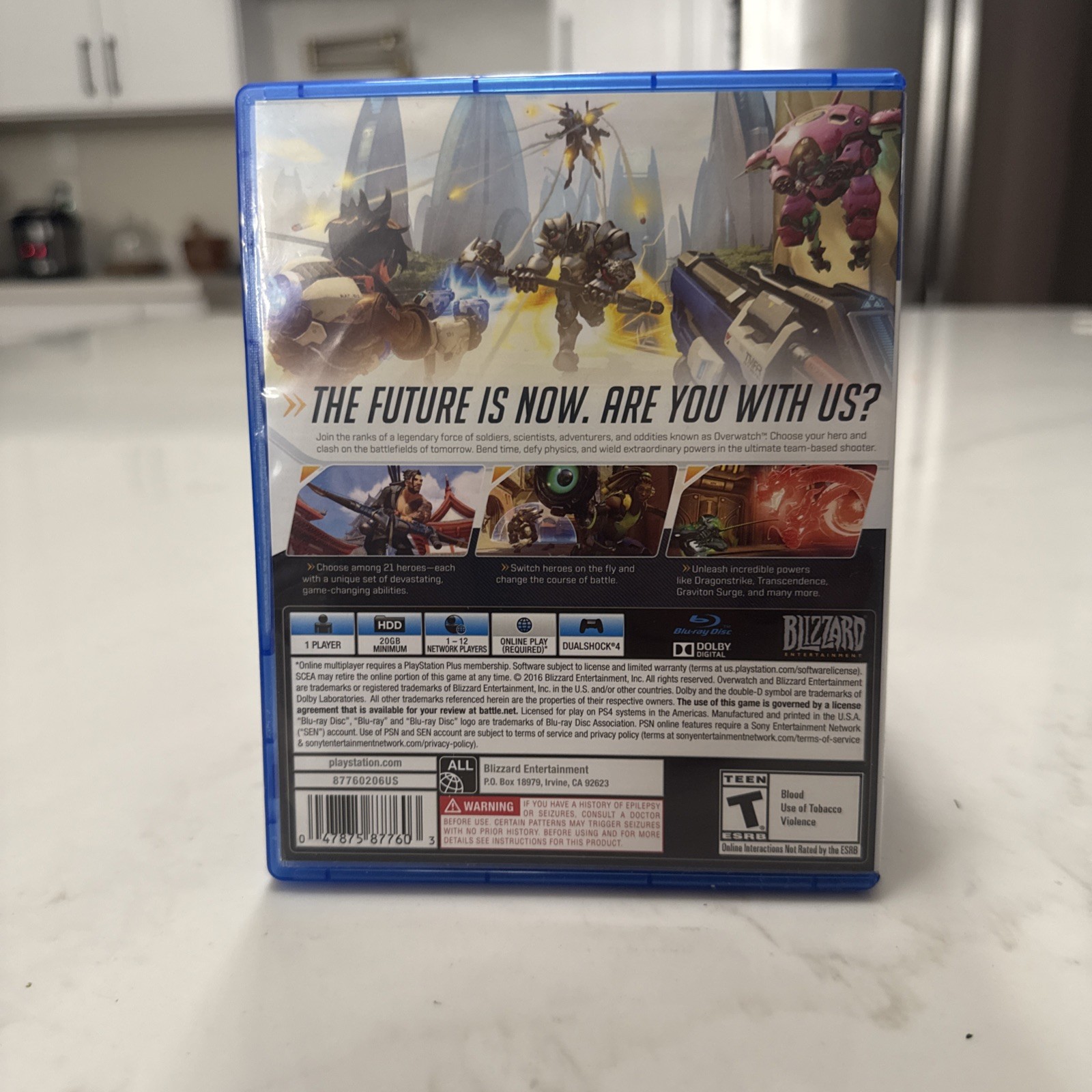 Blizzard Overwatch: Origins Edition PS4 Multiplayer Noire Widowmaker Skin