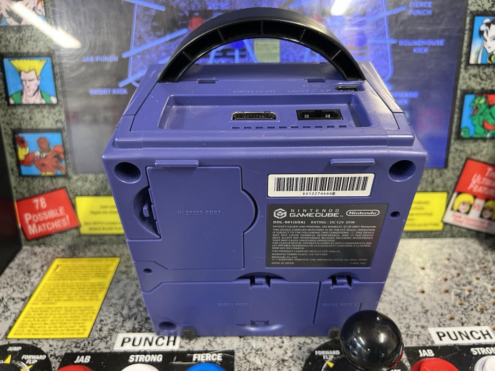 2002 Nintendo Heineken GameCube Indigo Purple Console Limited to 50 Promo