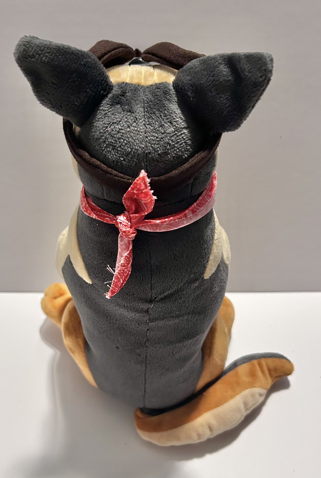 Fallout 4 Dogmeat Plush Figure Stuffed Animal Dog W/ Bandana & Goggles Bethesda