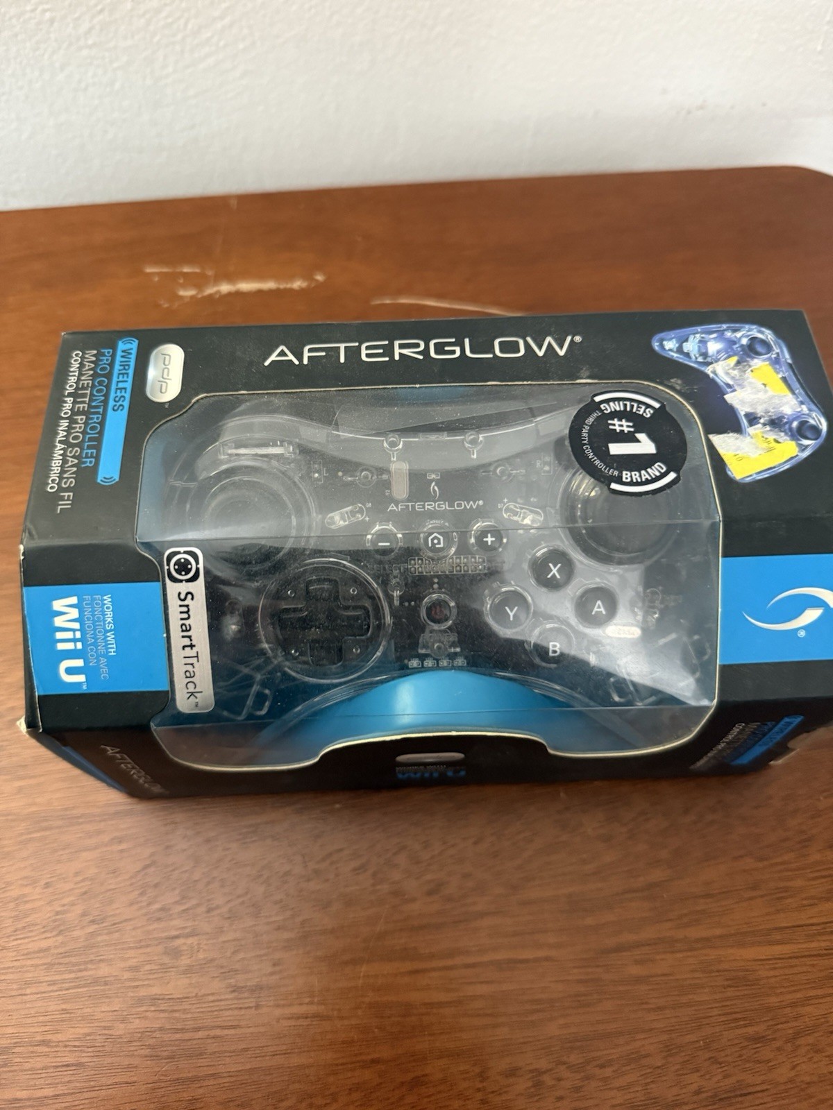 PDP Afterglow Pro Wireless Light up Controller For Nintendo Wii U Brand New NOS