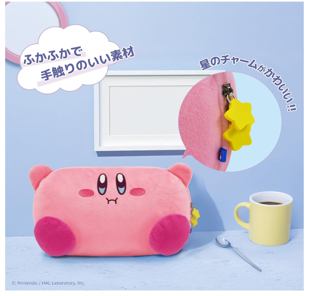 Kirby Plush Pouch for Nintendo Switch 2 OLED HORI Japan Limited NSX-121 New rare