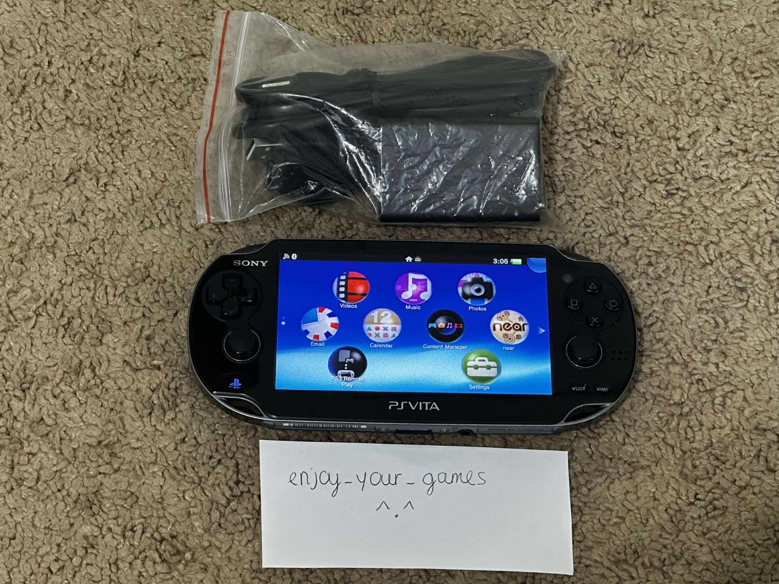 Sony PlayStation PS Vita OLED PCH-1000/1100 Black US Seller – SHIP IN 1-DAY