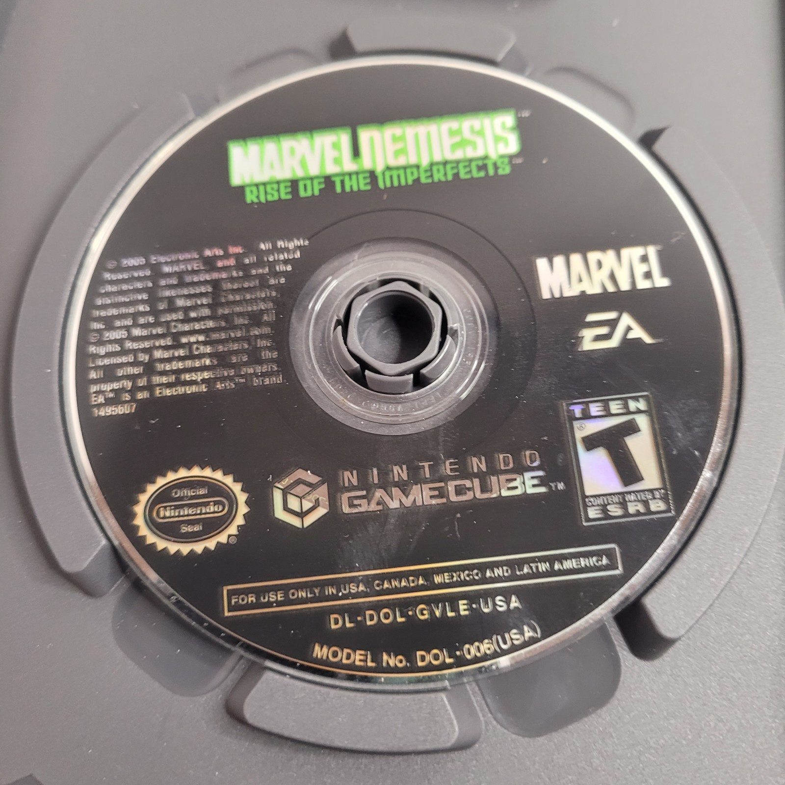 Marvel Nemesis: Rise of the Imperfects (Nintendo GameCube, 2005)