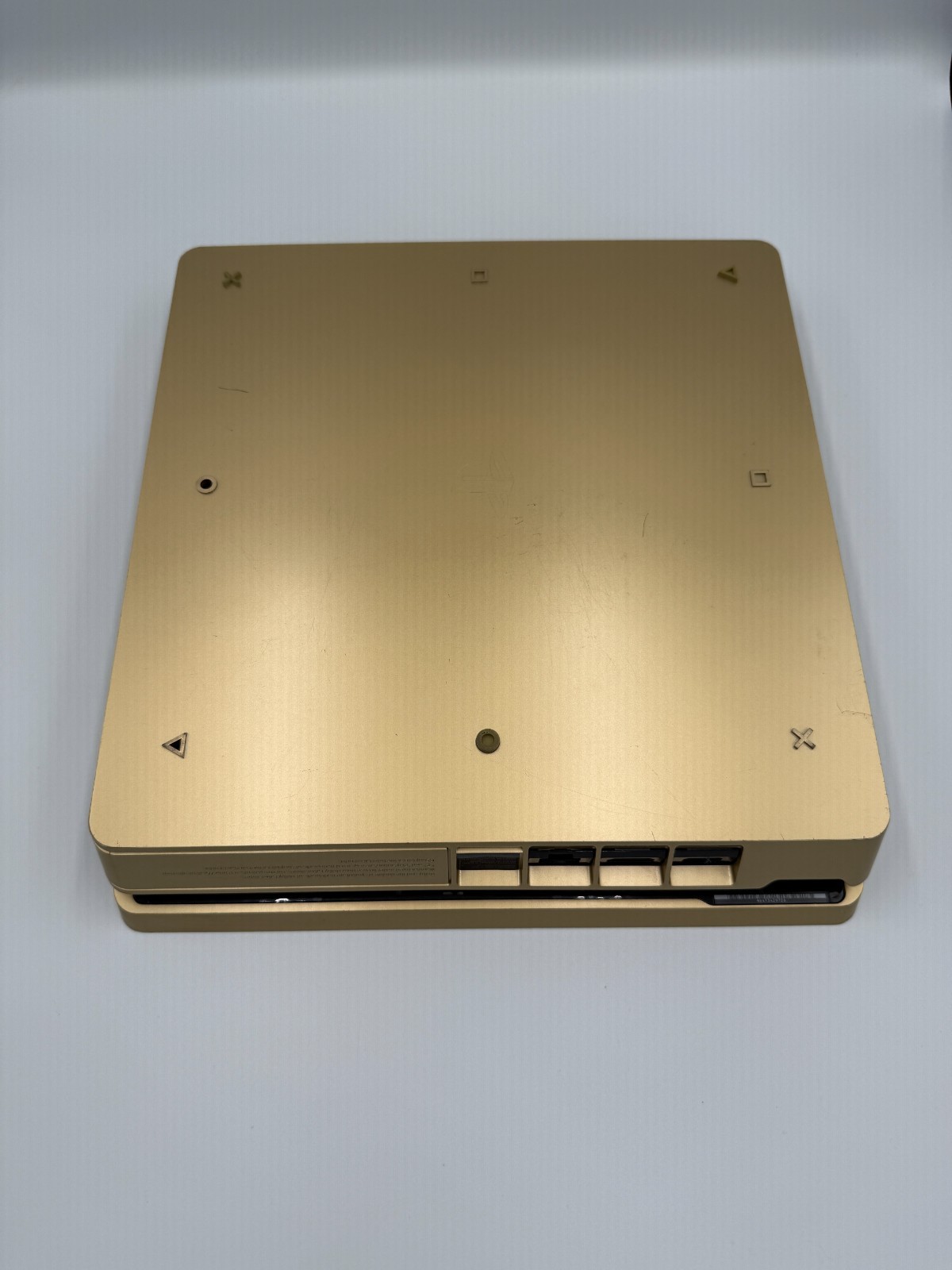 Sony Playstation 4 PS4 Slim 1TB Limited Edition Gold w Controller Cleaned Tested