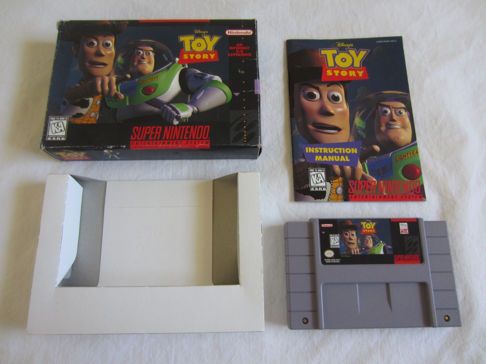 Disney’s Toy Story (SNES) Super Nintendo CIB Complete 1995 Mexico RARE