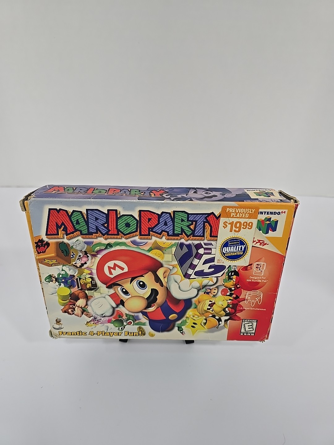 Mario Party 1 Nintendo 64 N64 Complete w/ Manual & Box PROPERTY OF BLOCKBUSTER