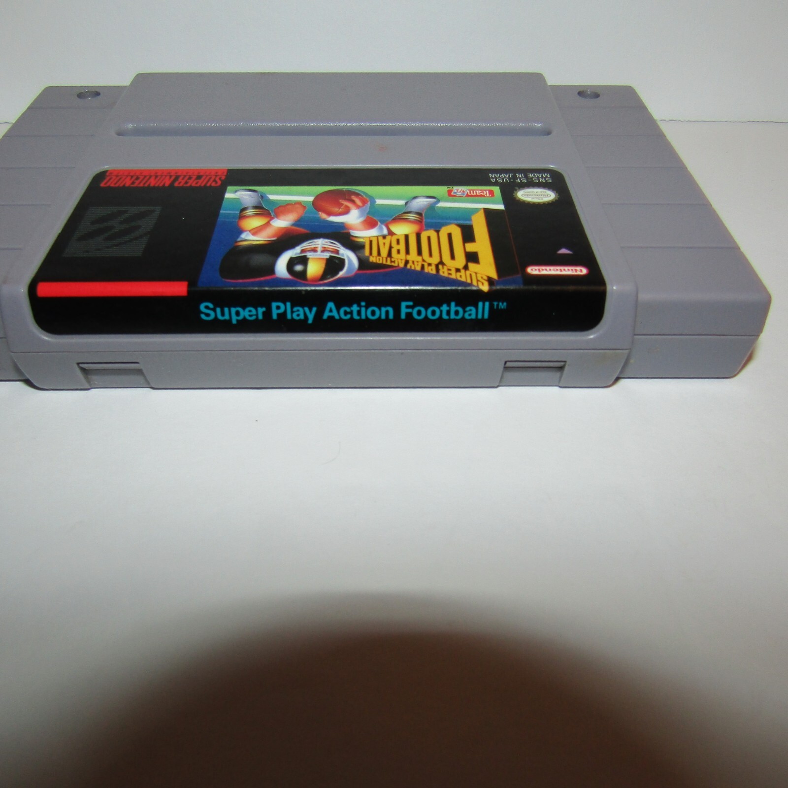 Super Play Action Football Team NFL Super Nintendo w/ Manual Tested & Working