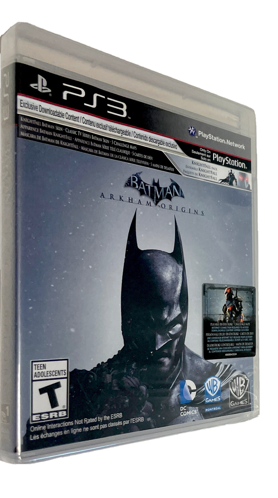PS3 Playstation 3 Batman Arkham Origins Black Label First Print New