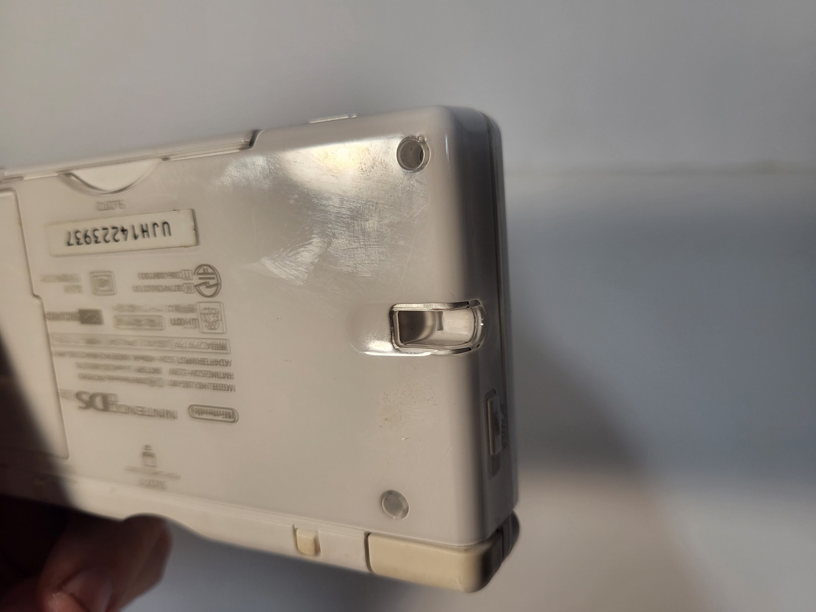 Nintendo DS Lite Handheld with Charger and Mario Bros USG-001 FULLY WORKING
