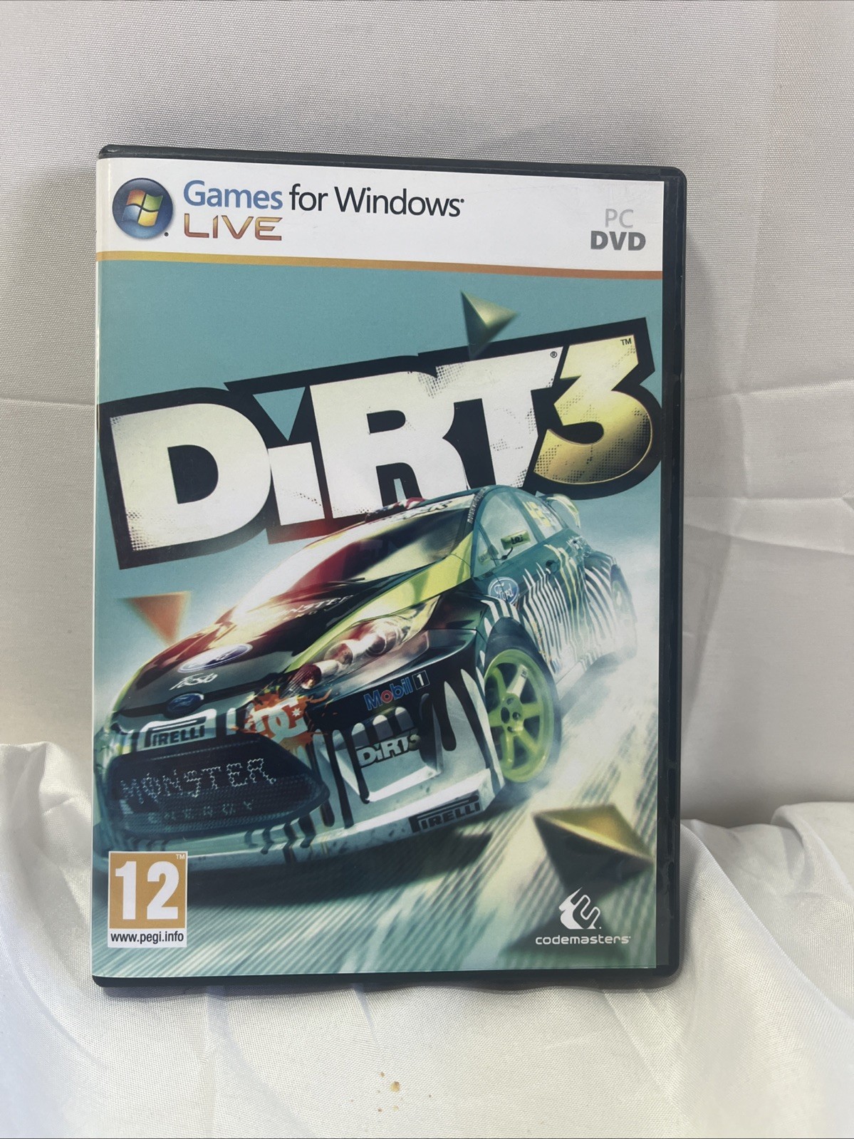 Dirt 3 PC CD Rom Video Game With Case Excellent FREE SHIPPING