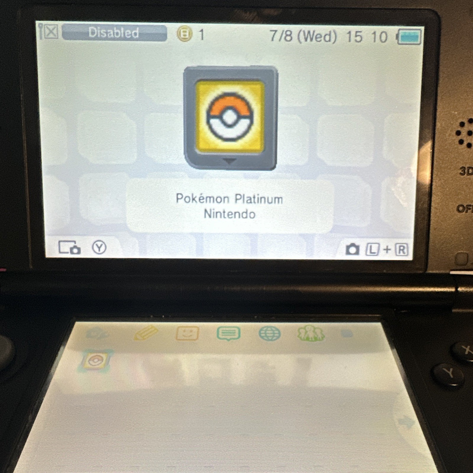 Pokemon Platinum Version Nintendo DS NTSC-U/C E Everyone Cartridge Only