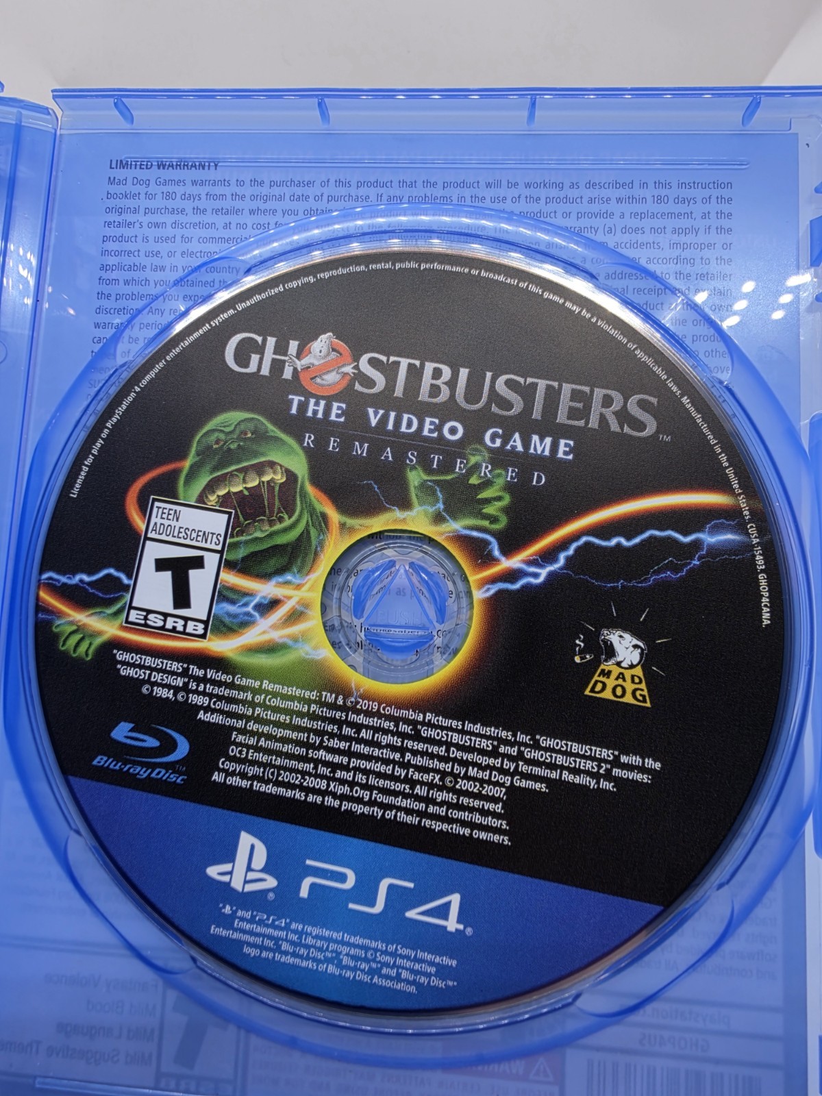 Ghostbusters The Video Game Remastered Sony PlayStation 4 cib Mint Ps4