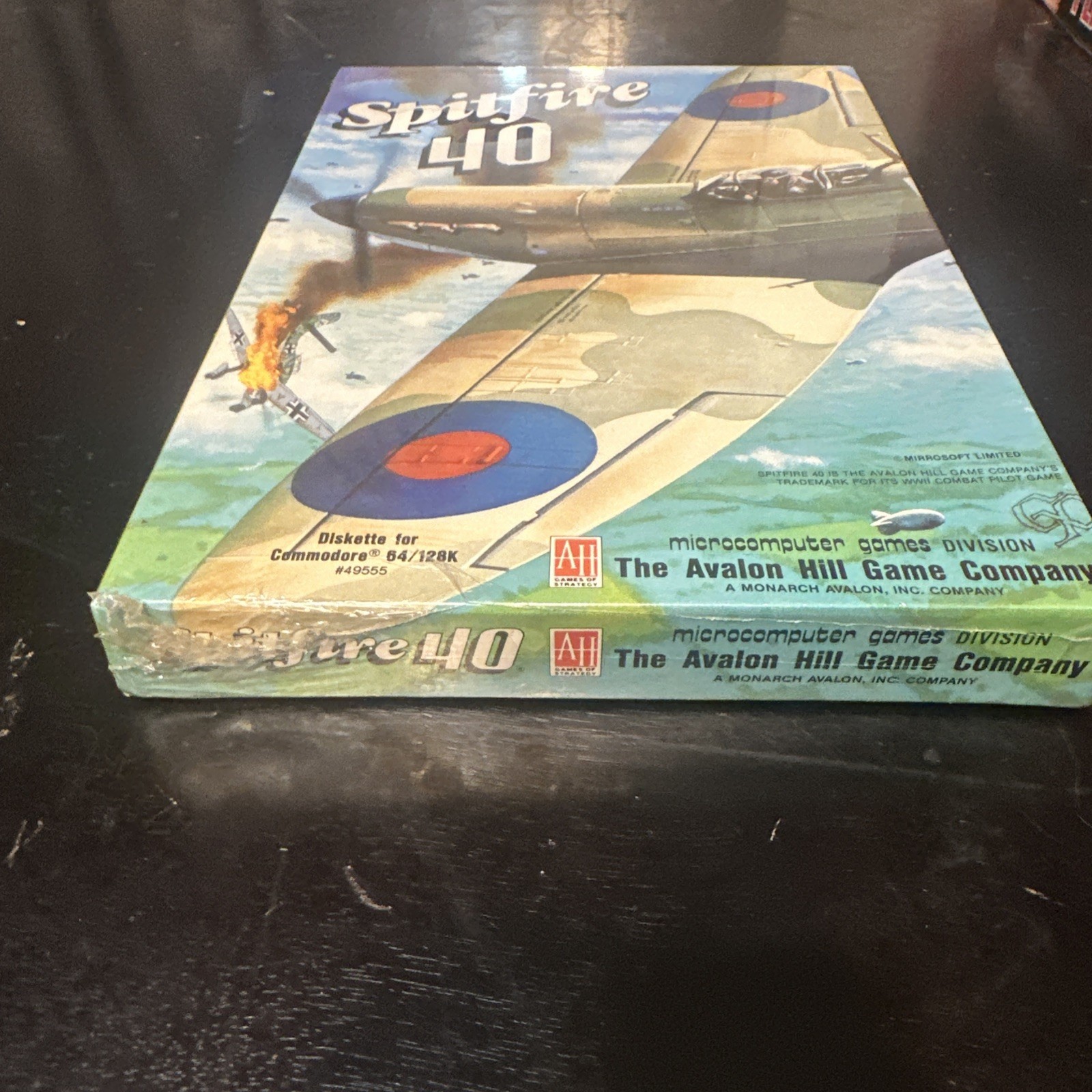 Spitfire 40 Commodore 64/128-Avalon Hill Brand New Sealed.