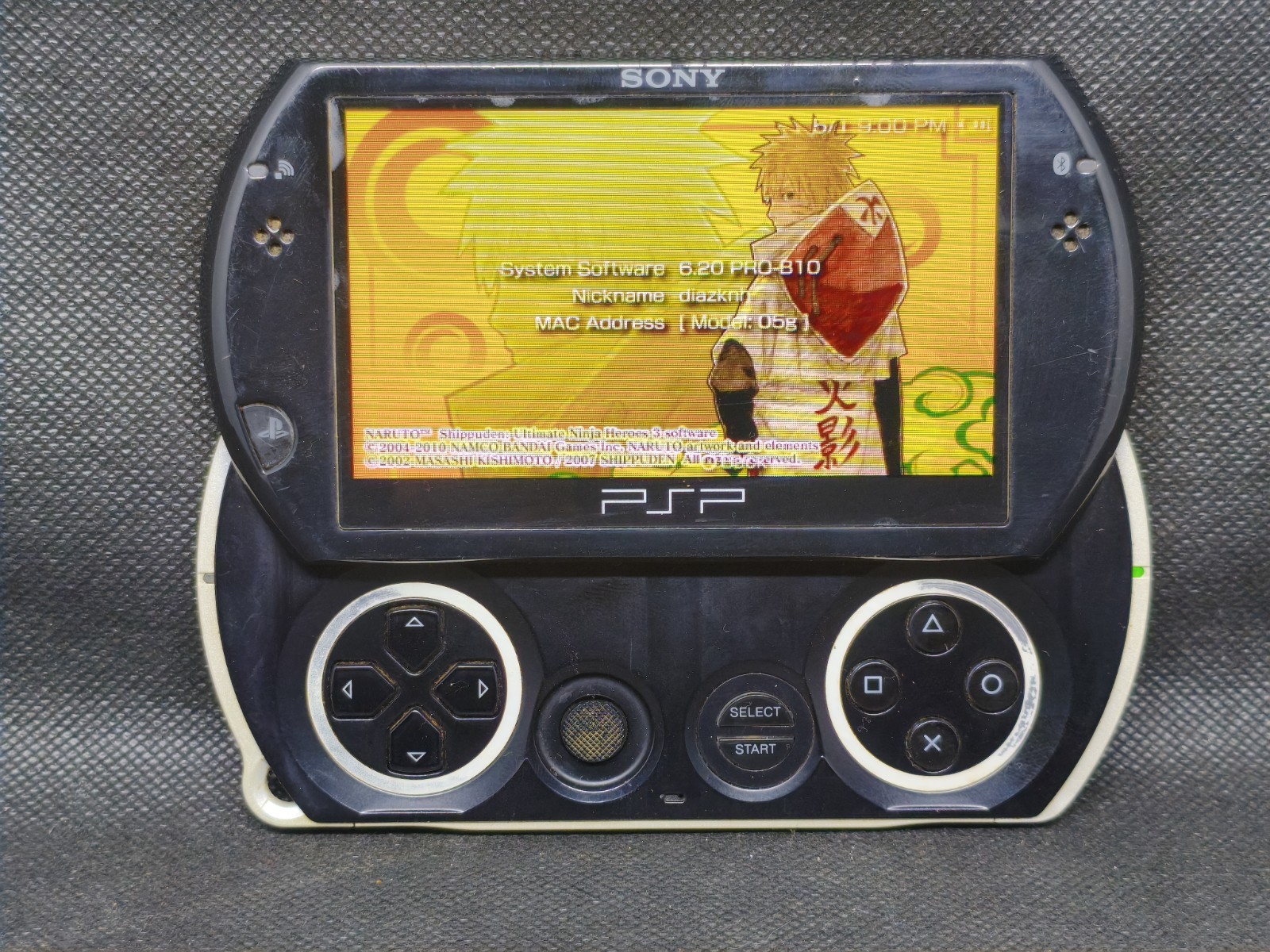 Sony Playstation Portable Go PSP Black Custom Firmware Installed