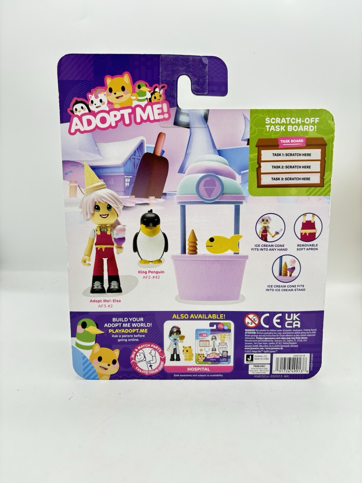 2023 Debut JAZWARES ADOPT ME! Ice Cream Parlour Figure Set NIB!