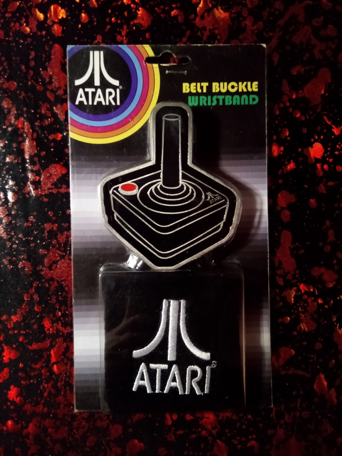 Atari Joystick Belt Buckle and Wristband Retro Style Collectible 