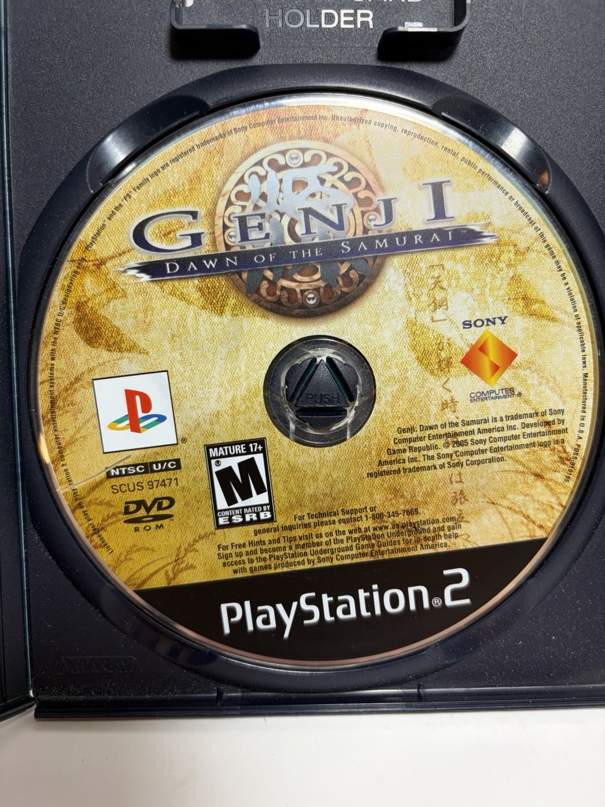 Genji: Dawn of the Samurai PlayStation 2 PS2 Game – Good Disk – Tested