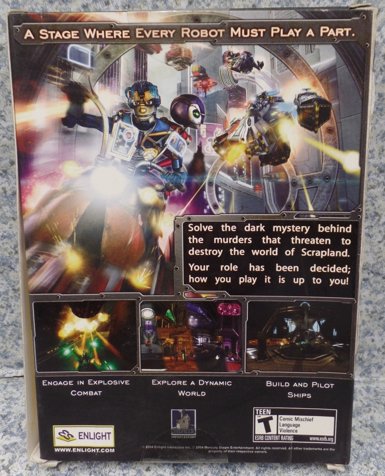 Video Game PC American McGee Presents Scrapland NEW SEALED Box
