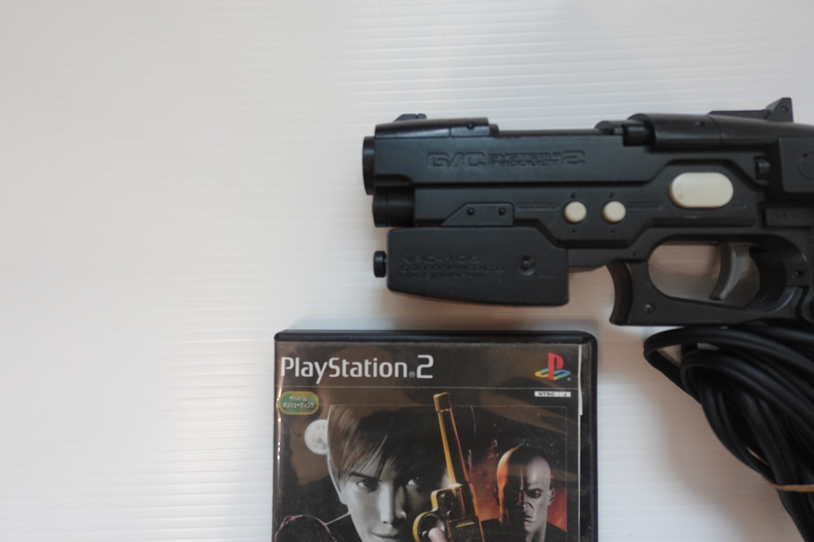 NPC-106 GunCon 2 Light Gun Controller Biohazard Veronica Survivor Resident Evil