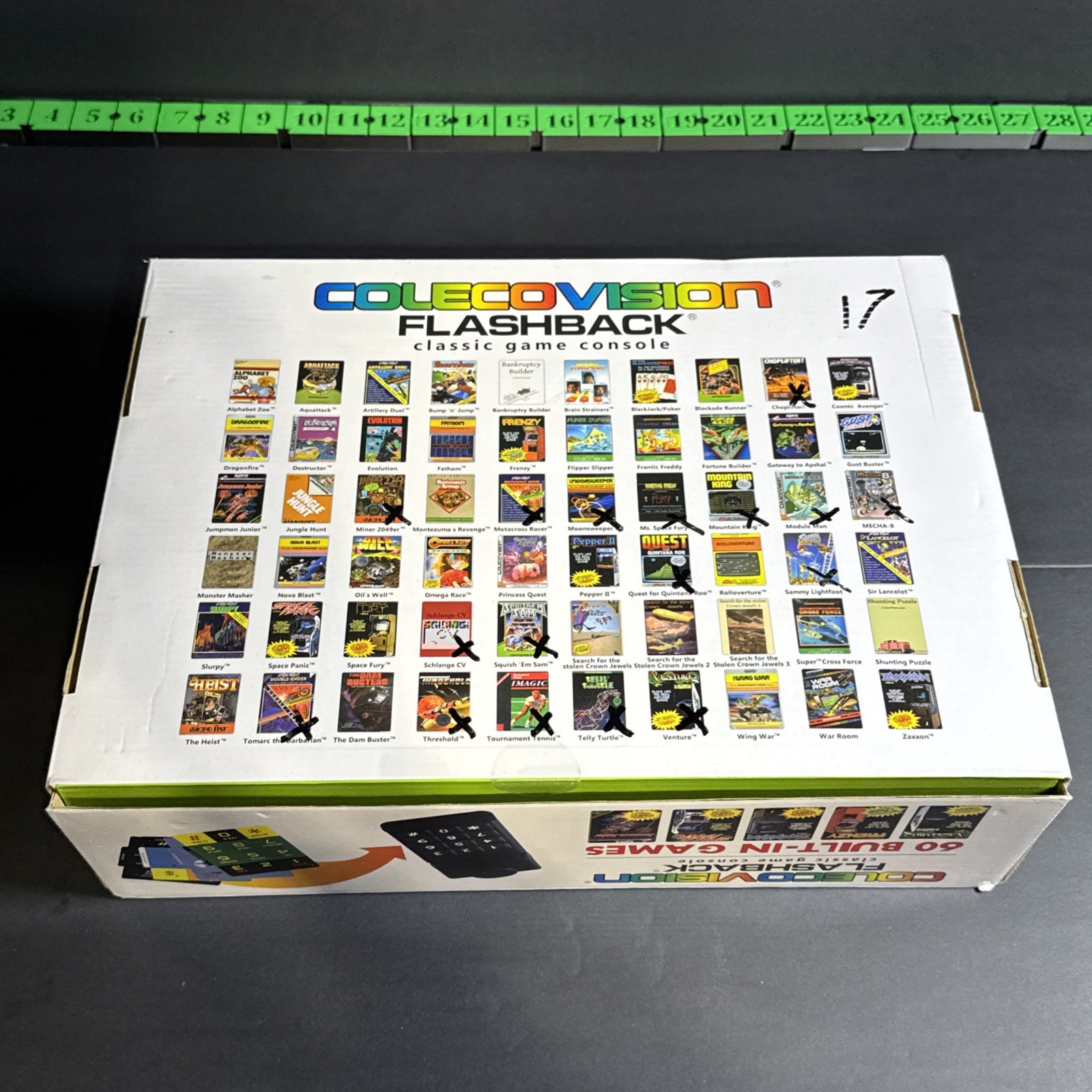 AtGames ColecoVision 32MB Black Game Console Open Box 60 Games Flashback Limited