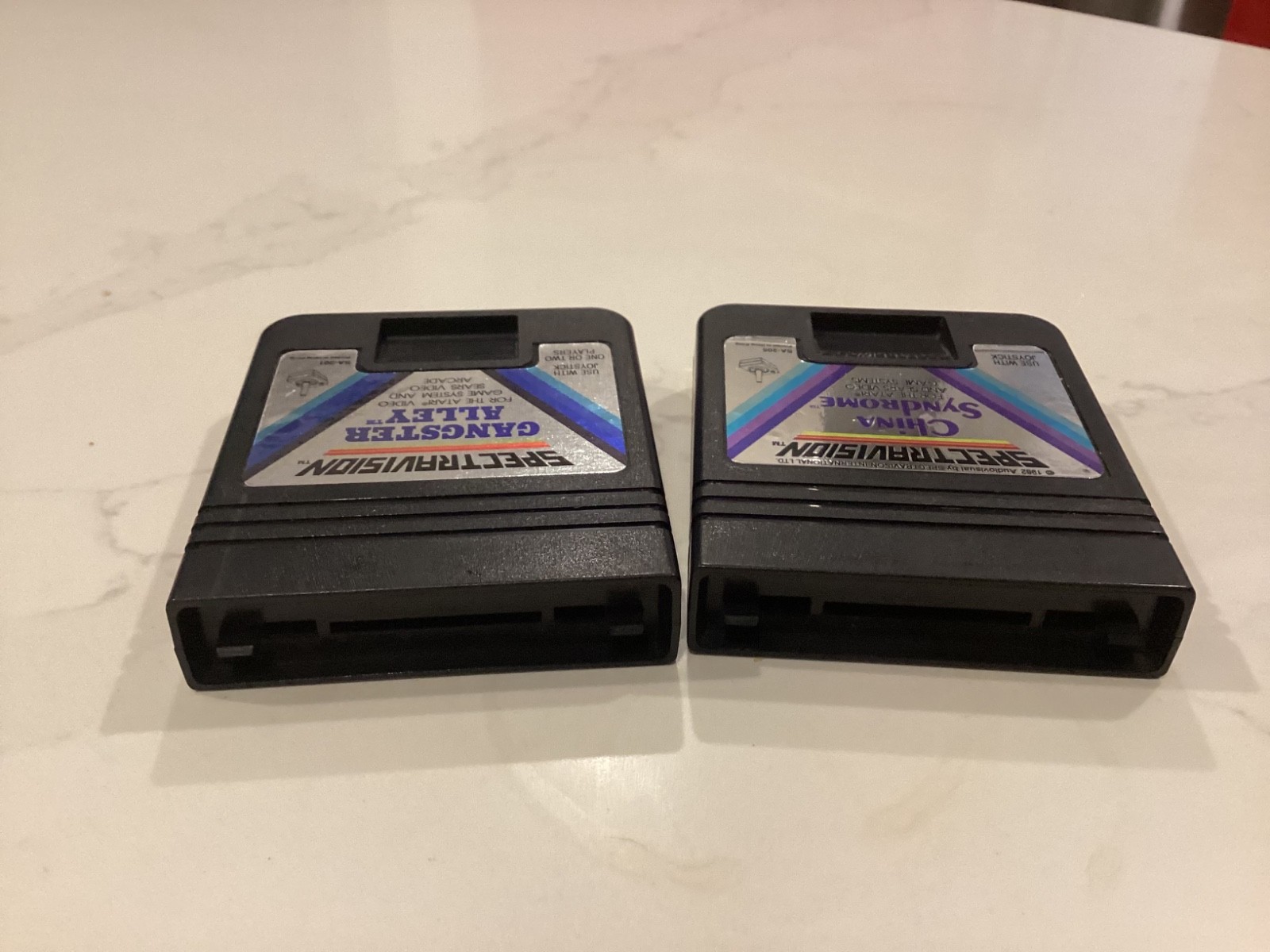Gangster Alley and China Syndrome by Spectravision for Atari 2600
