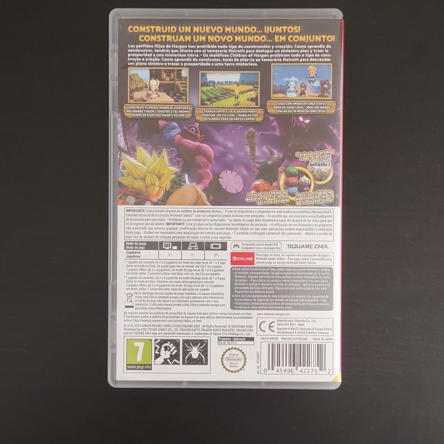 Square Enix Dragon Quest Builders 2 Nintendo Switch PAL PEGI 7 Multiplayer RPG