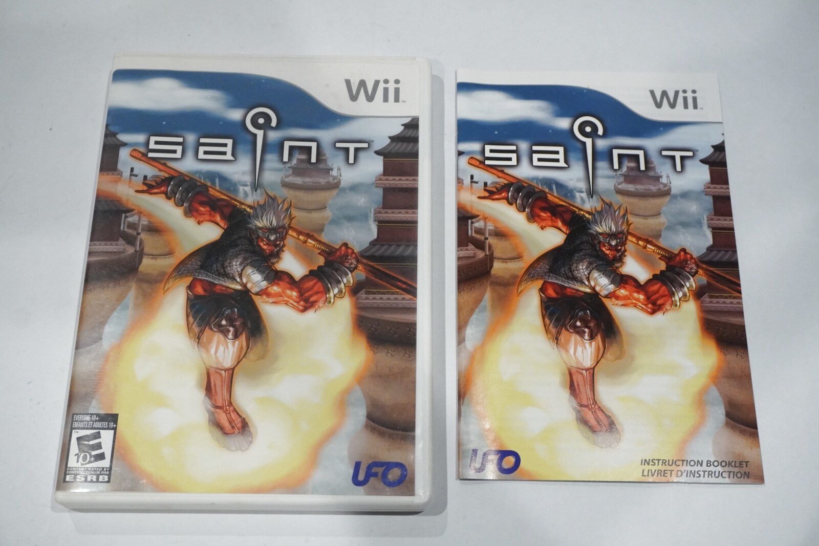 Saint Nintendo Wii 2009 Video Game by UFO Interactive TESTED COMPLETE w/ MANUAL