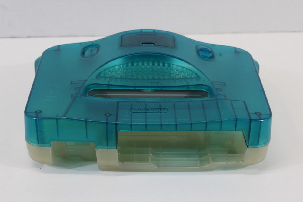 Nintendo 64 N64 OEM Toys R Us Clear Blue White Console Replacement Shell Cos.Da9