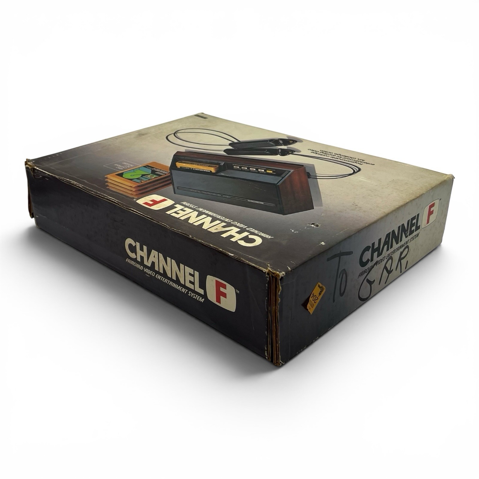 Fairchild Channel F Video Entertainment System & Original Box Untested FOR PARTS