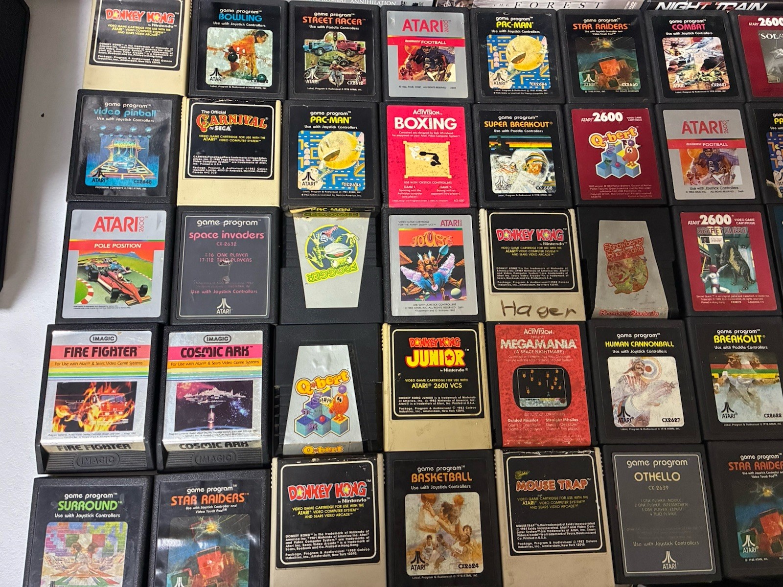 60 Assorted Atari Games Untested