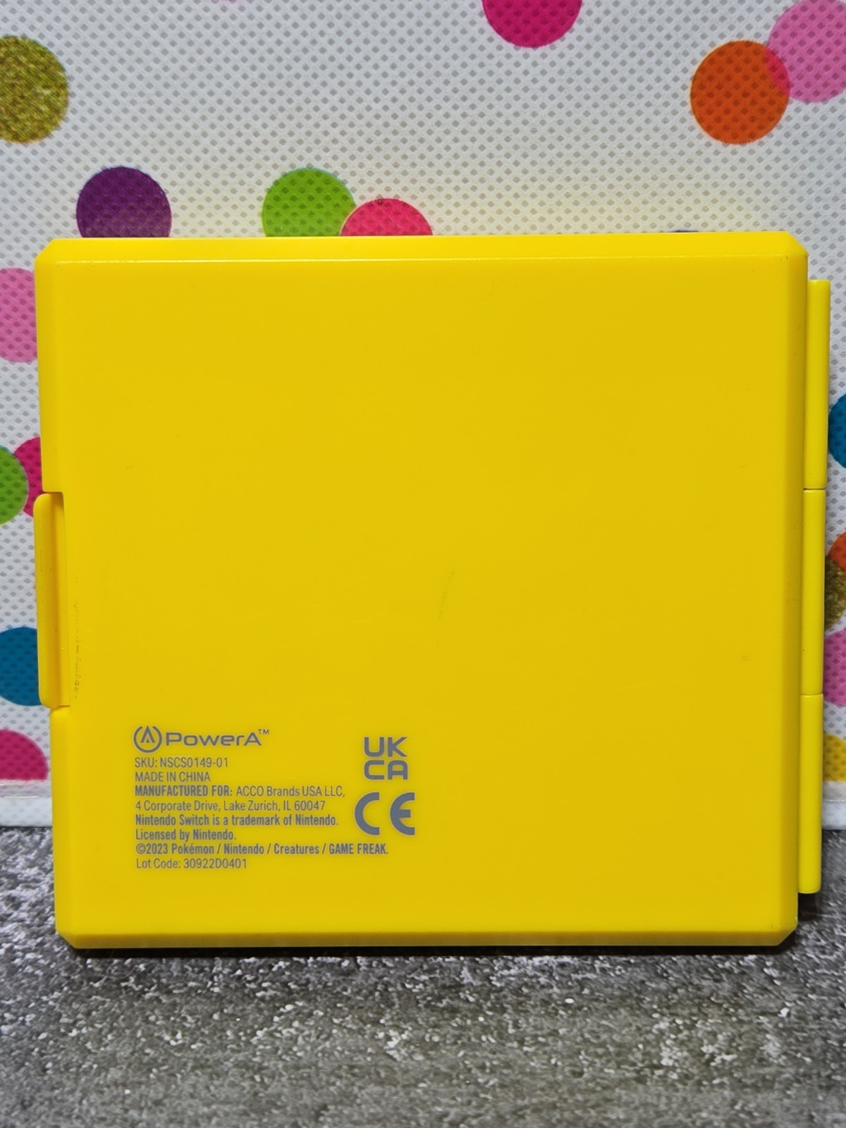 Pikachu Premium Game Card Case for Nintendo Switch | PowerA | 12 Game Capacity