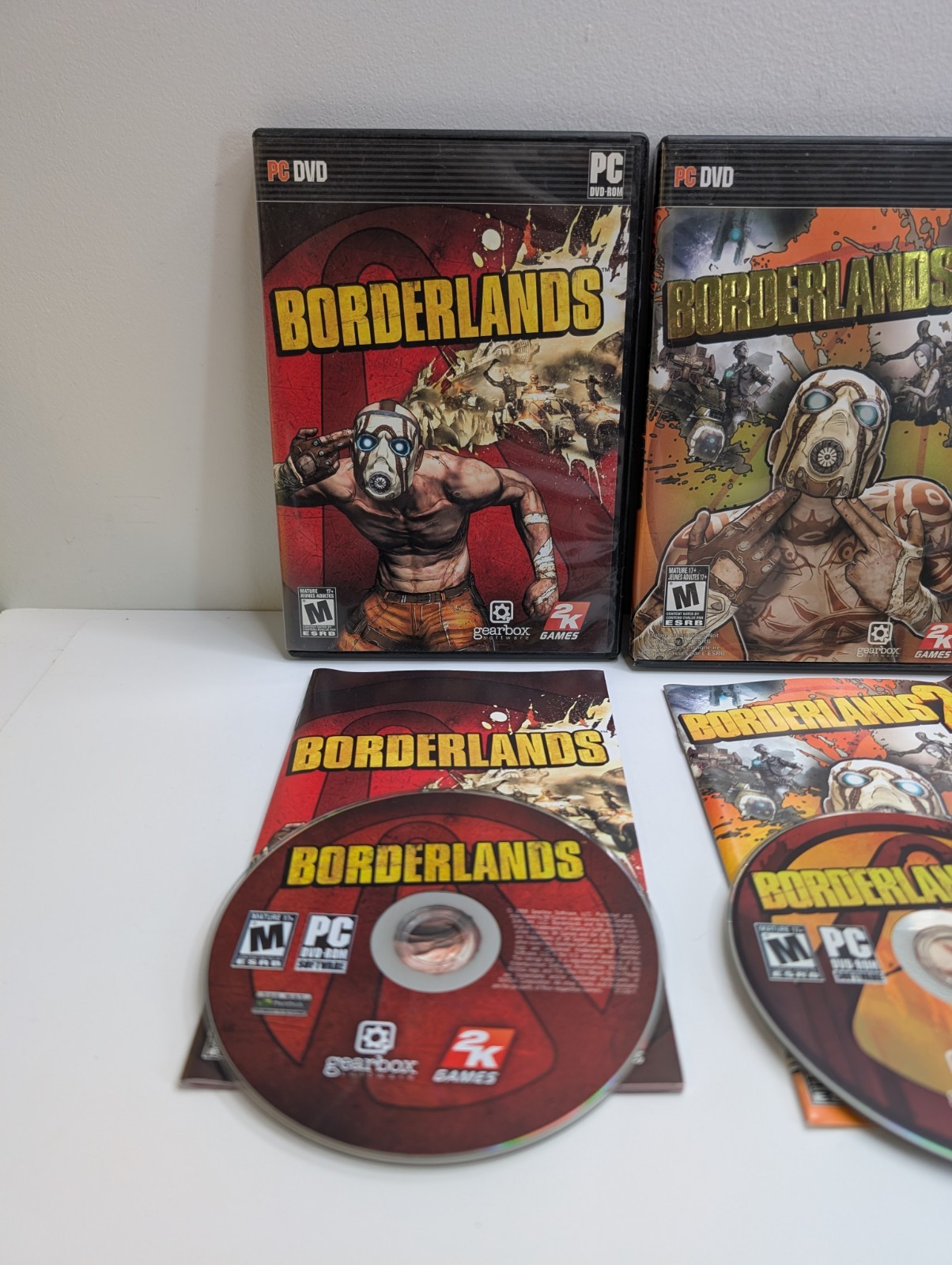 2K Games – Borderlands 1 & 2 PC Game Bundle – Zombie Island Mad Moxxi Lot – Used
