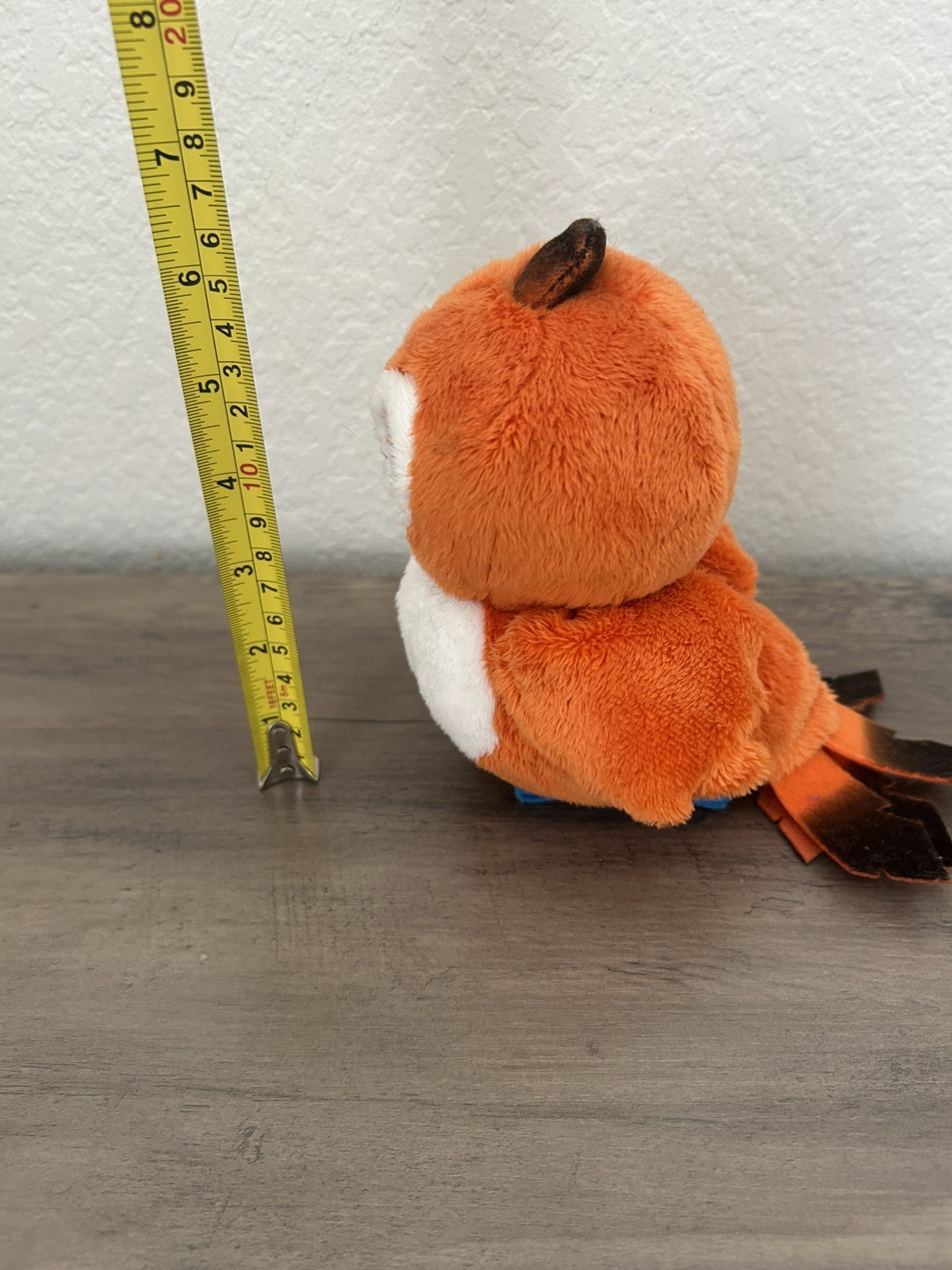 World of Warcraft Plush Pepe Orange Bird W/ Feet Clips Blizzard Entertainment