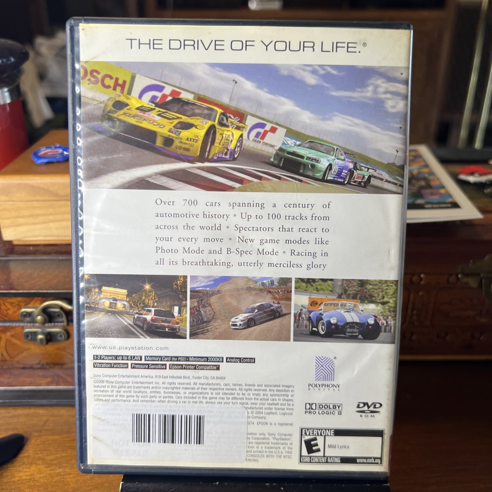 Gran Turismo 4 Driving Simulator for Sony PlayStation 2 Complete with Manual