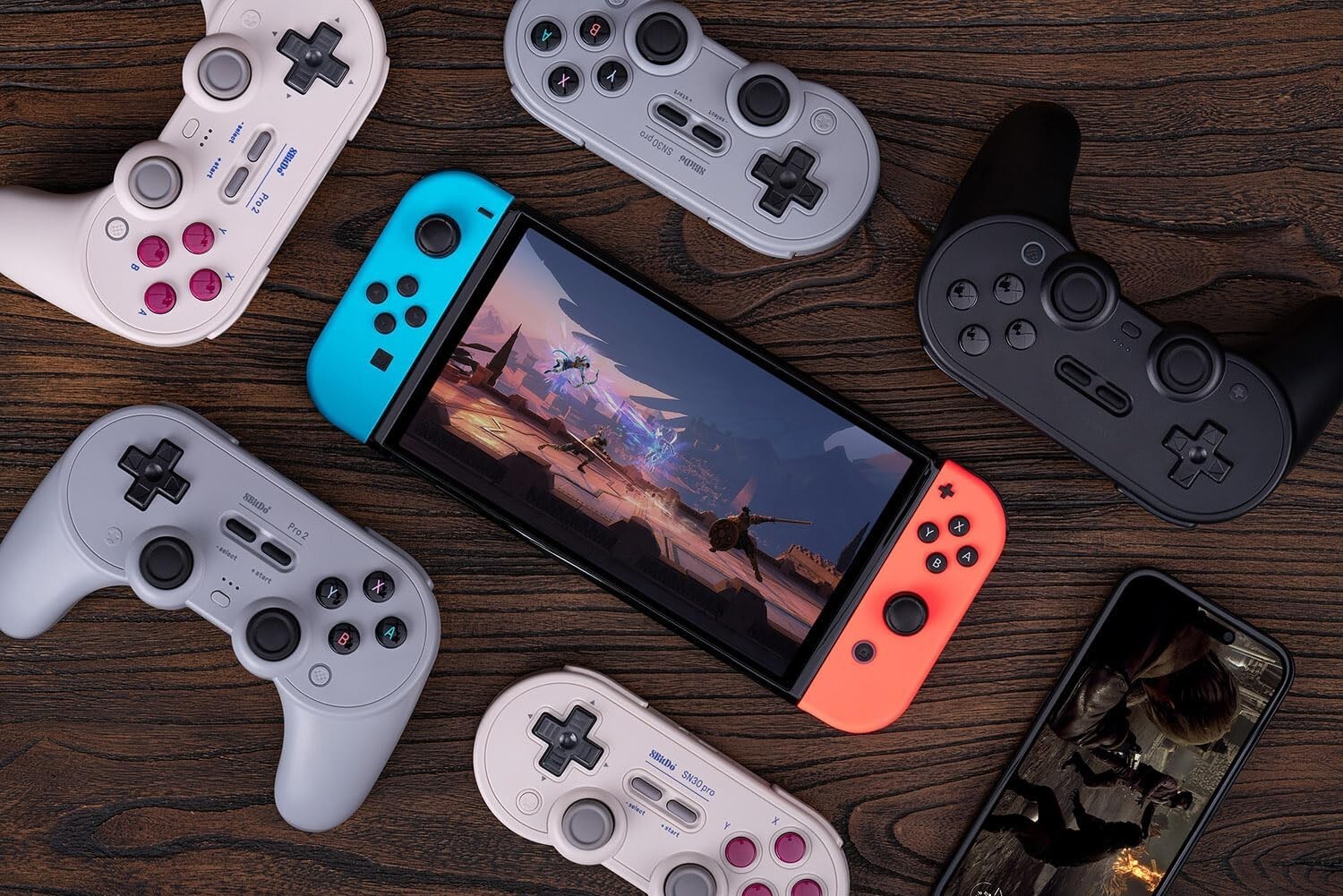 8BitDo Pro 2 Bluetooth Gamepad Hall Edition G Classic Switch Android Apple Steam