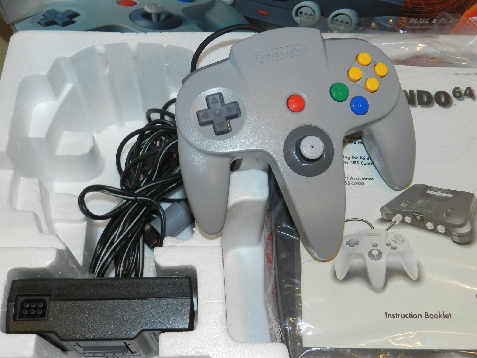 Original Nintendo 64 N64 Console System CIB Complete In Box Authentic RARE MINT