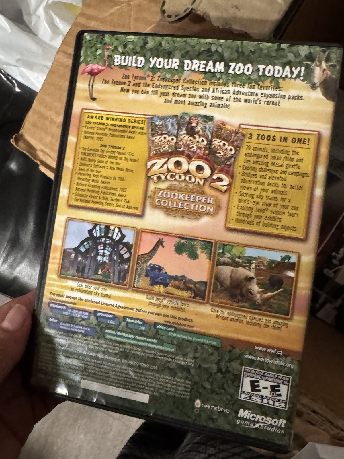 Zoo Tycoon 2 Zookeeper Collection Game – Endangered Species African Adventure
