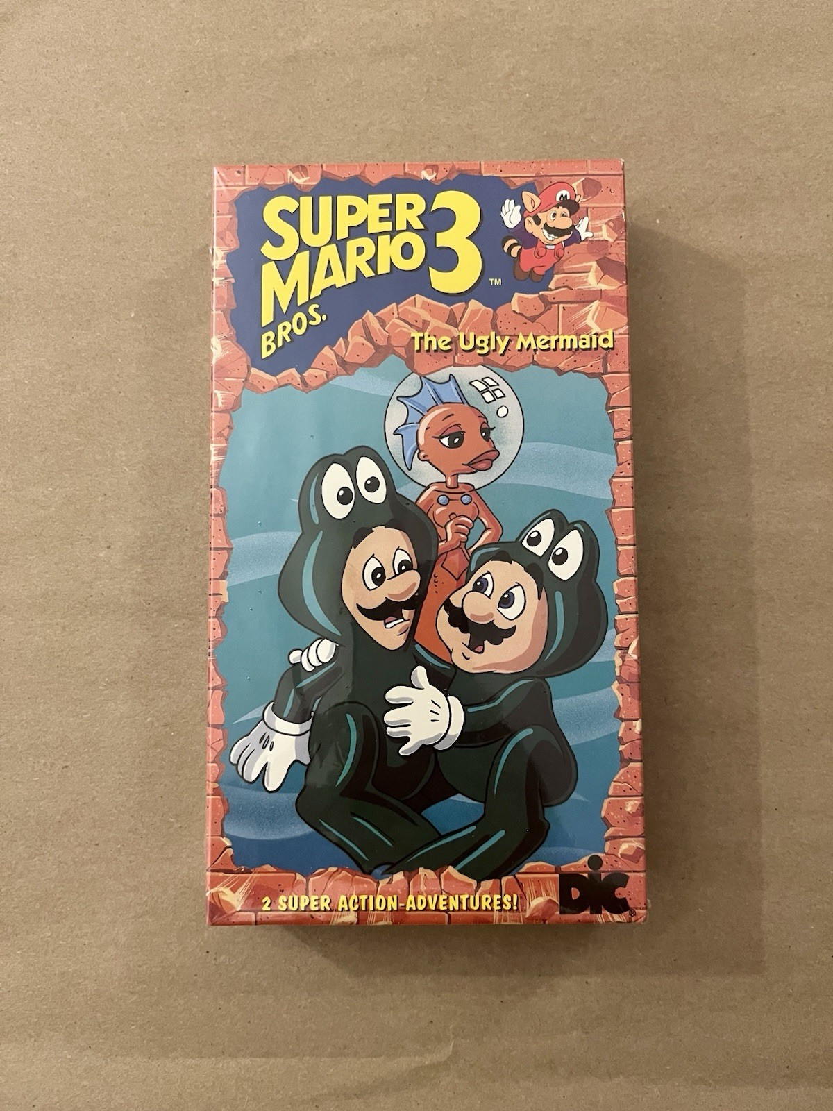 VHS Movie – SUPER MARIO BROS. BROTHERS 3: THE UGLY MERMAID – Sealed