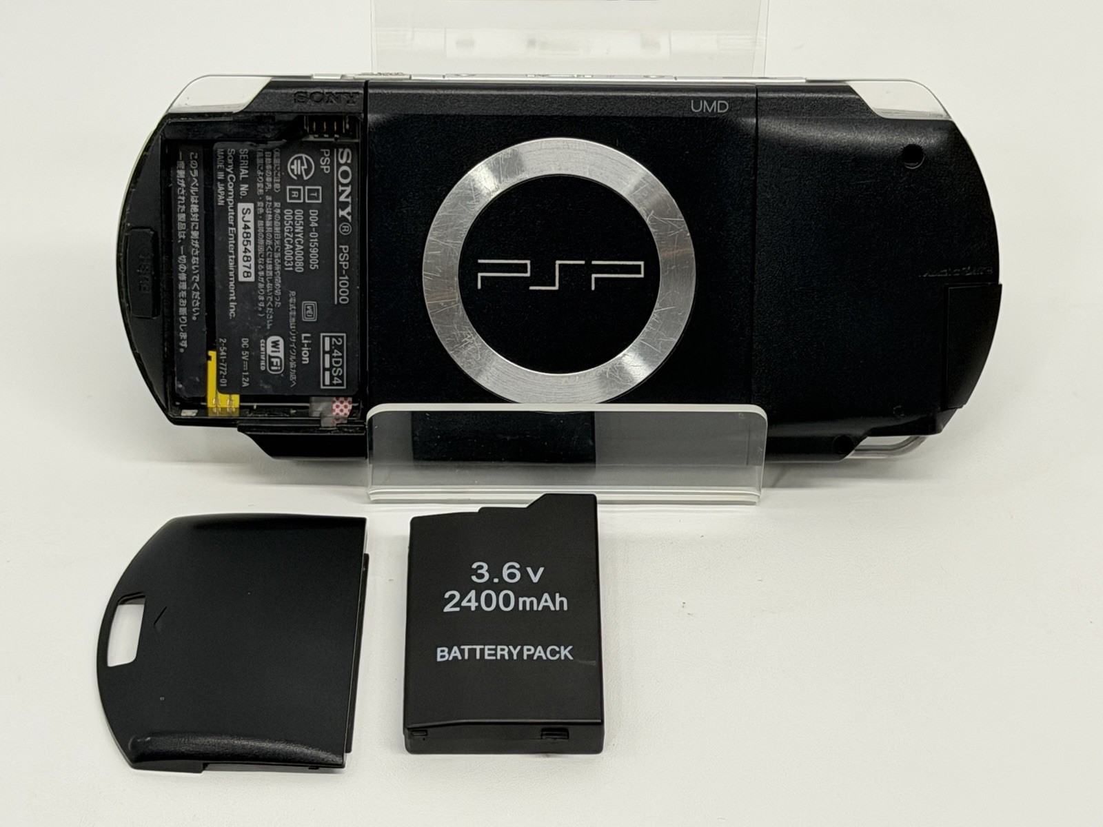 Sony PSP 1000 Black Handheld Console W/ Battery & Charging Cable Tested Working