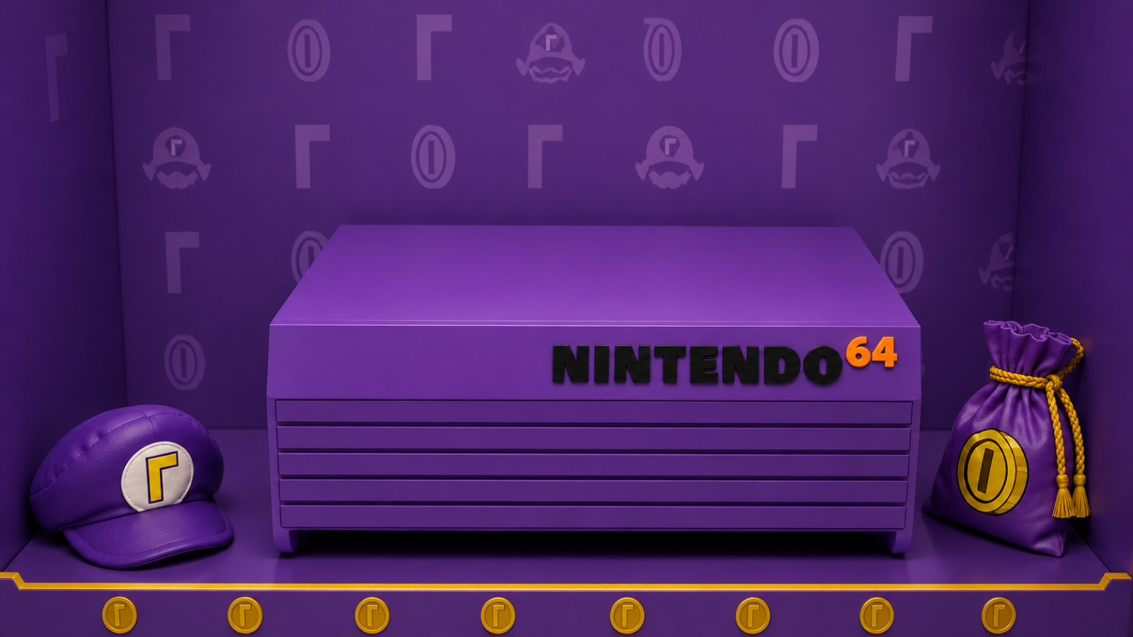 Nintendo 64 Cartridge Storage – Holds 18 N64 Games