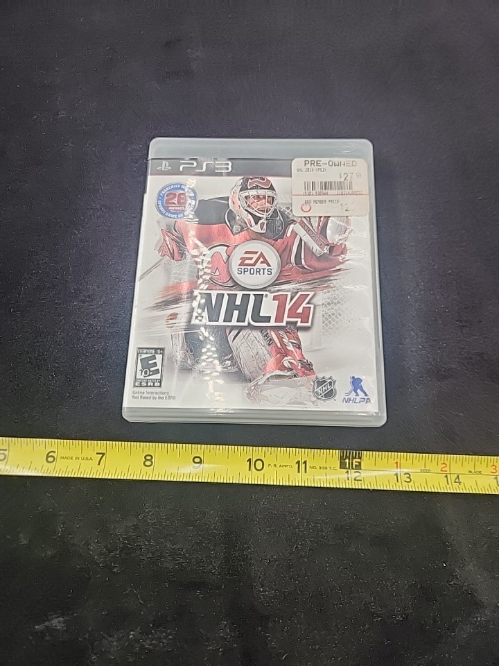 NHL14 PLAYSTATION 3 Used (PS3 Video Game + Instructions)