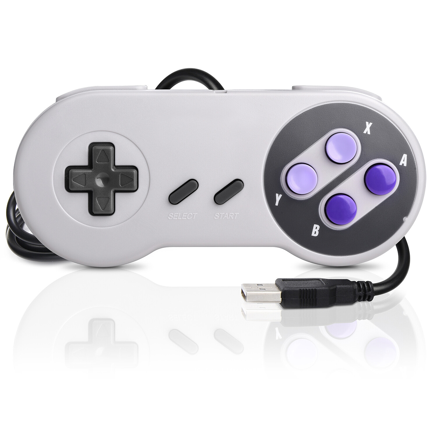 2 Pack SNES Retro USB Super SNES Controller Gamepad for PC & MAC Raspberry Pi