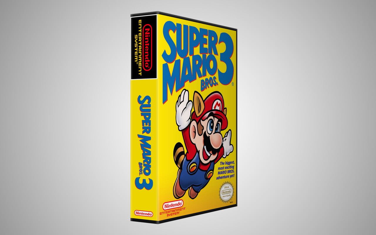 Super Mario Bros. 3 – Nintendo NES Custom Case *NO GAME*