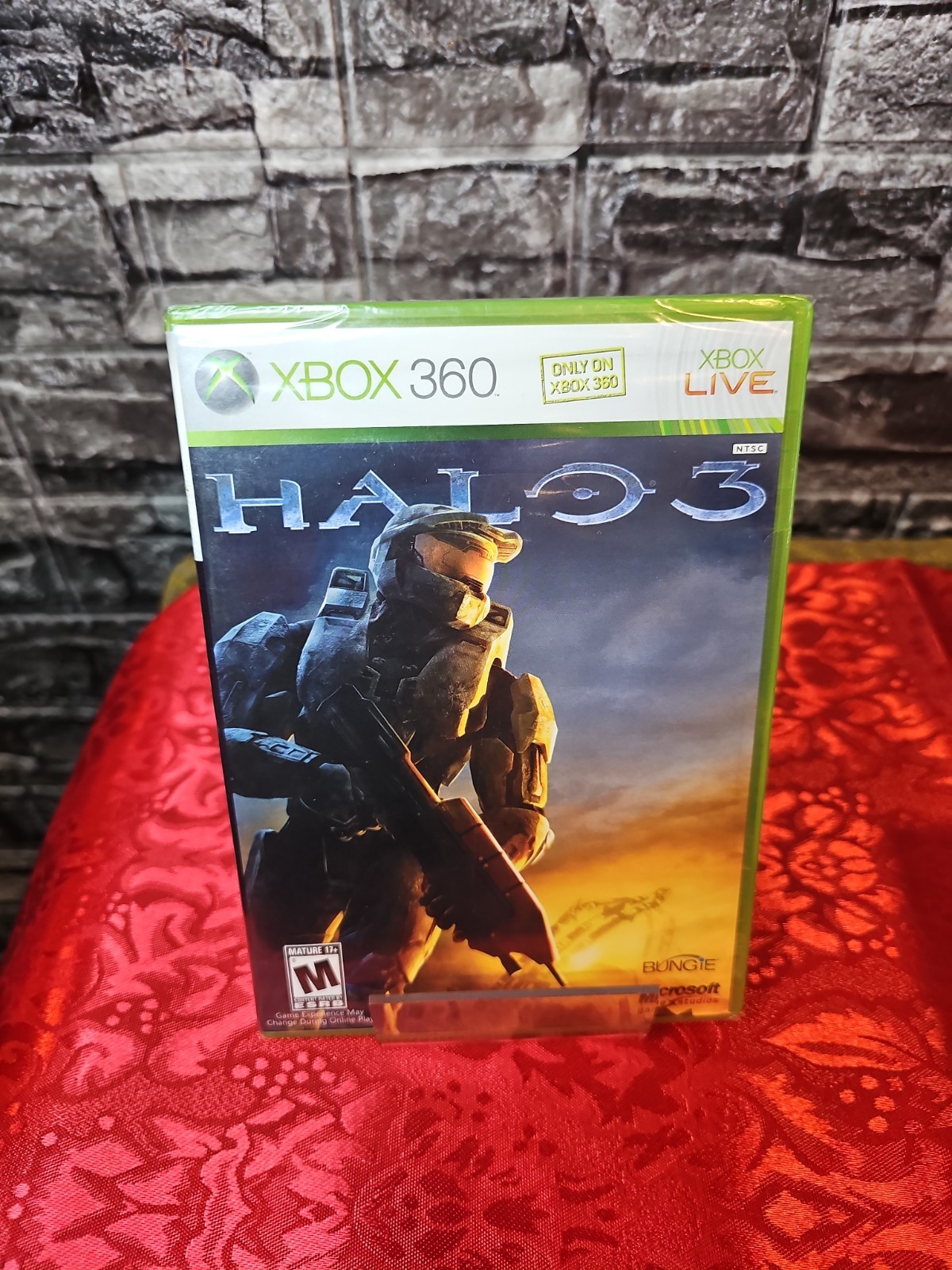 Halo 3 (Xbox 360, 2007) Factory Sealed Small Tears* New In Plastic Wrap