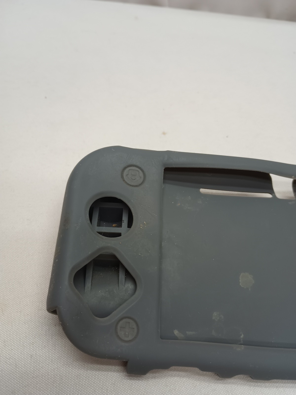 Grey Silicone Gel Rubber Protective Skin For Nintendo Switch Lite Gray