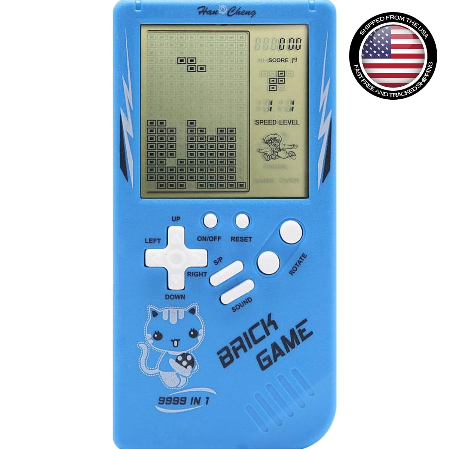 Mini Retro 9999 Games Console – 3.5” LCD, Battery Operated, Travel-Friendly
